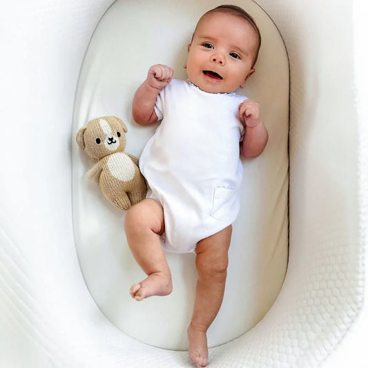 Baby Joy Bubble-Blue Crochet Trim