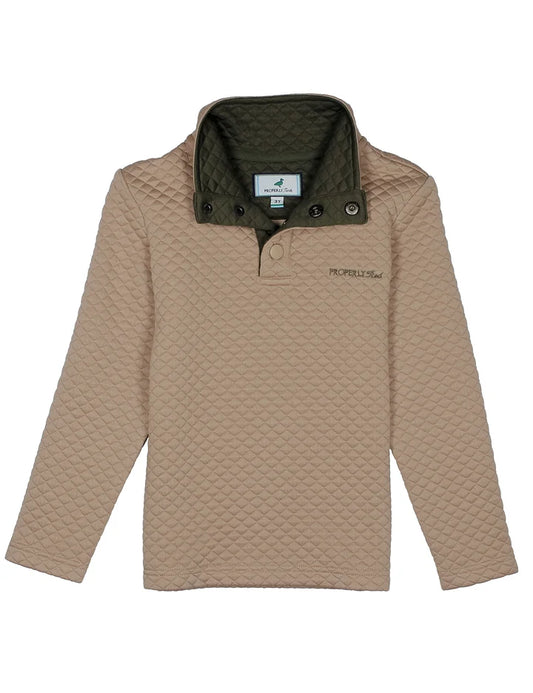 Boys Club Pullover- Sand