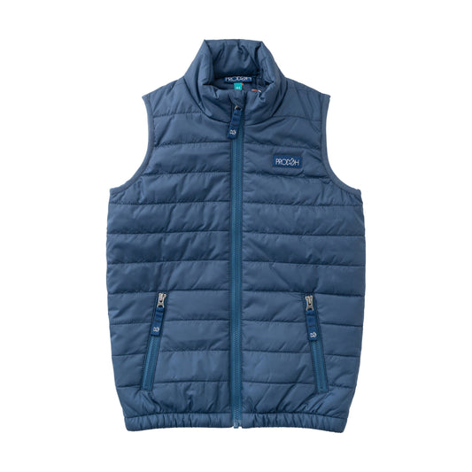 Boys Puffer Vest - Dark Denim