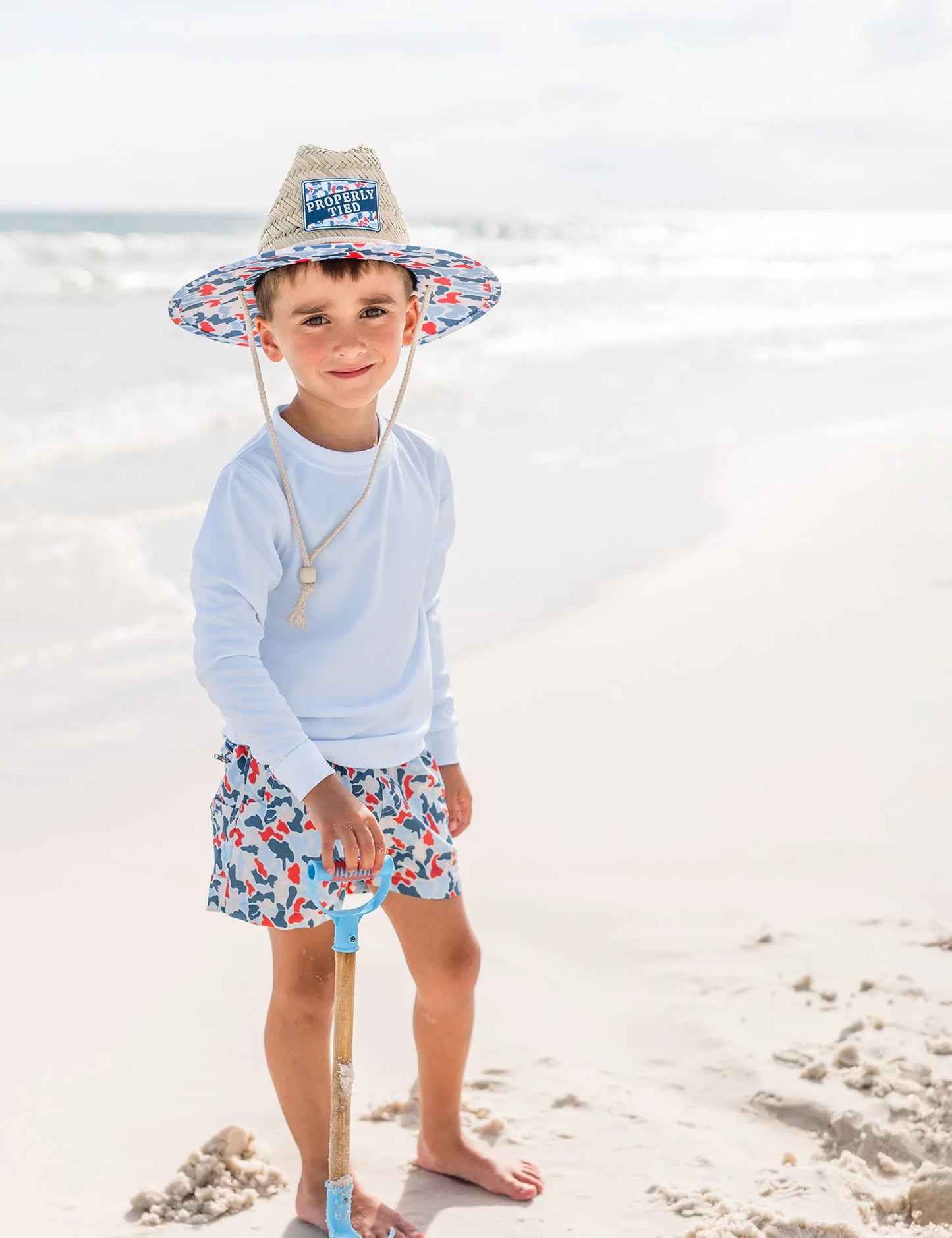 Boys Mallard Short - Americana Camo