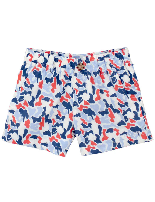 Boys Mallard Short - Americana Camo