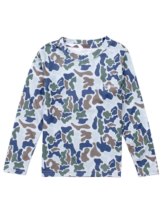 Boys Sportsman Performance Ls Terra Camo
