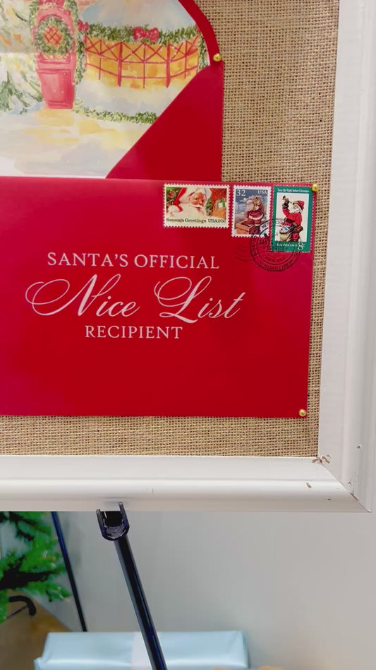 Santa’s Nice List Recipient Keepsake Box