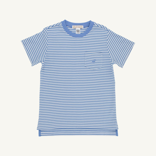 Carter Crewneck-Sunrise Blvd Blue Stripe/Sunrise Blvd Bl