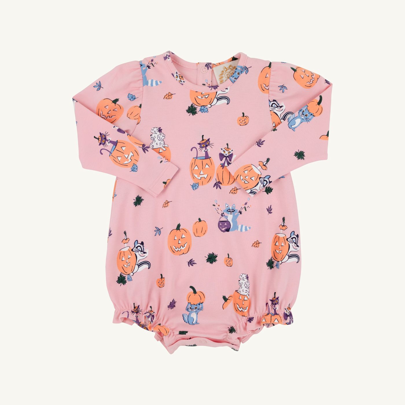 Long Sleeve Penny Play Bubble- Candy and Critters (Pink)