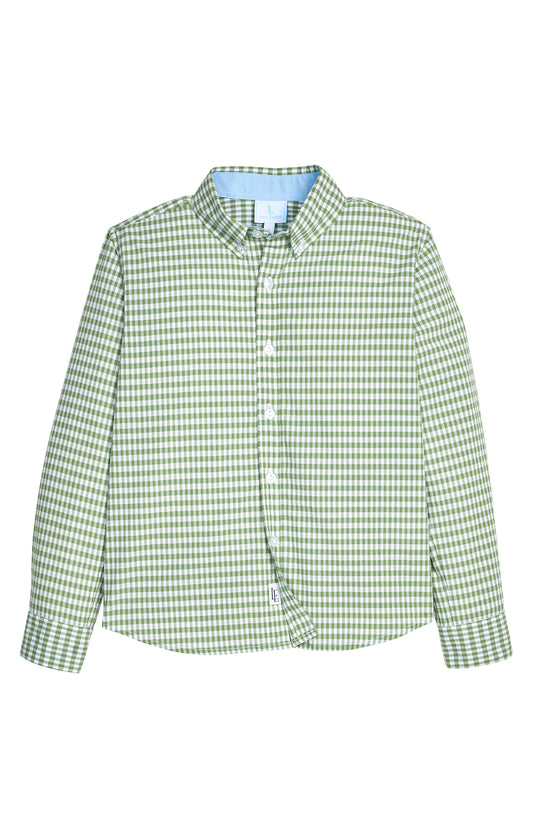 Button Down Shirt - Watercress Gingham