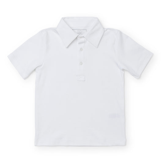 Griffin Pima Polo-White