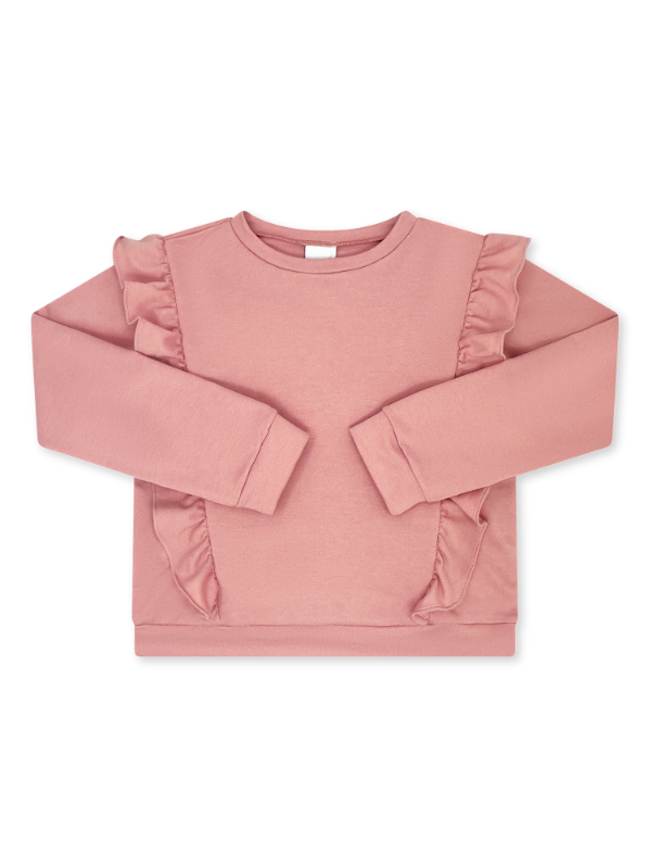 Magnolia Sweatshirt Long Sleeve - Pembroke Pink