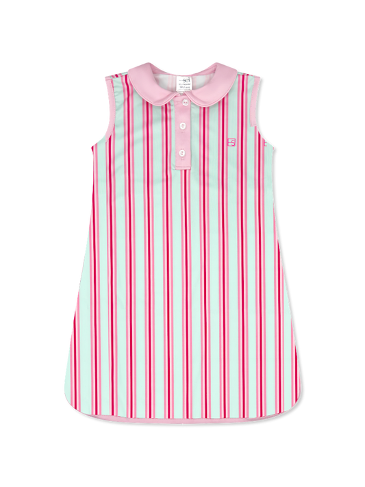 Presley Dress- Power Stripe