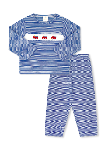 Bayou Play Set-River Royal Stripe Firetruck