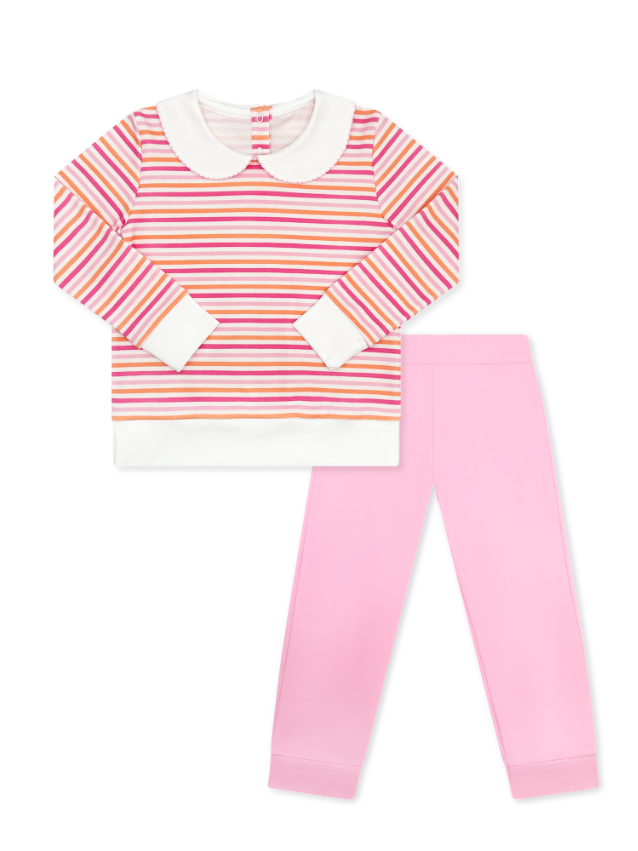 Janie Jogger Set-Falling for Stripes