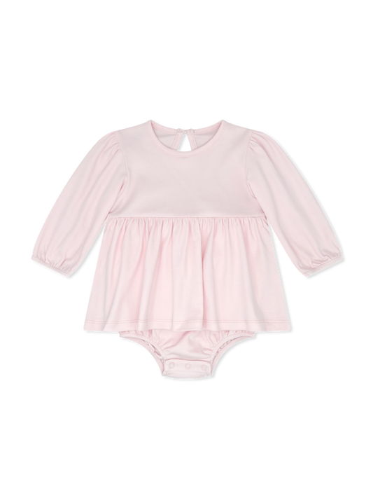 Penny Long Sleeve Bloomer-Palmer Pink
