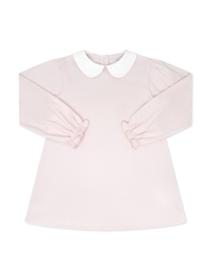 Patty Cake Dress Long Sleeve- Palmer Pink