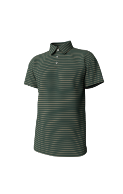 PERFORMANCE POLO-DUCK GREEN/SANDSTONE