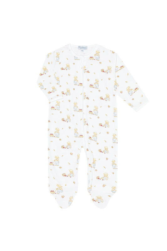 Harvest Time Zipper Footie