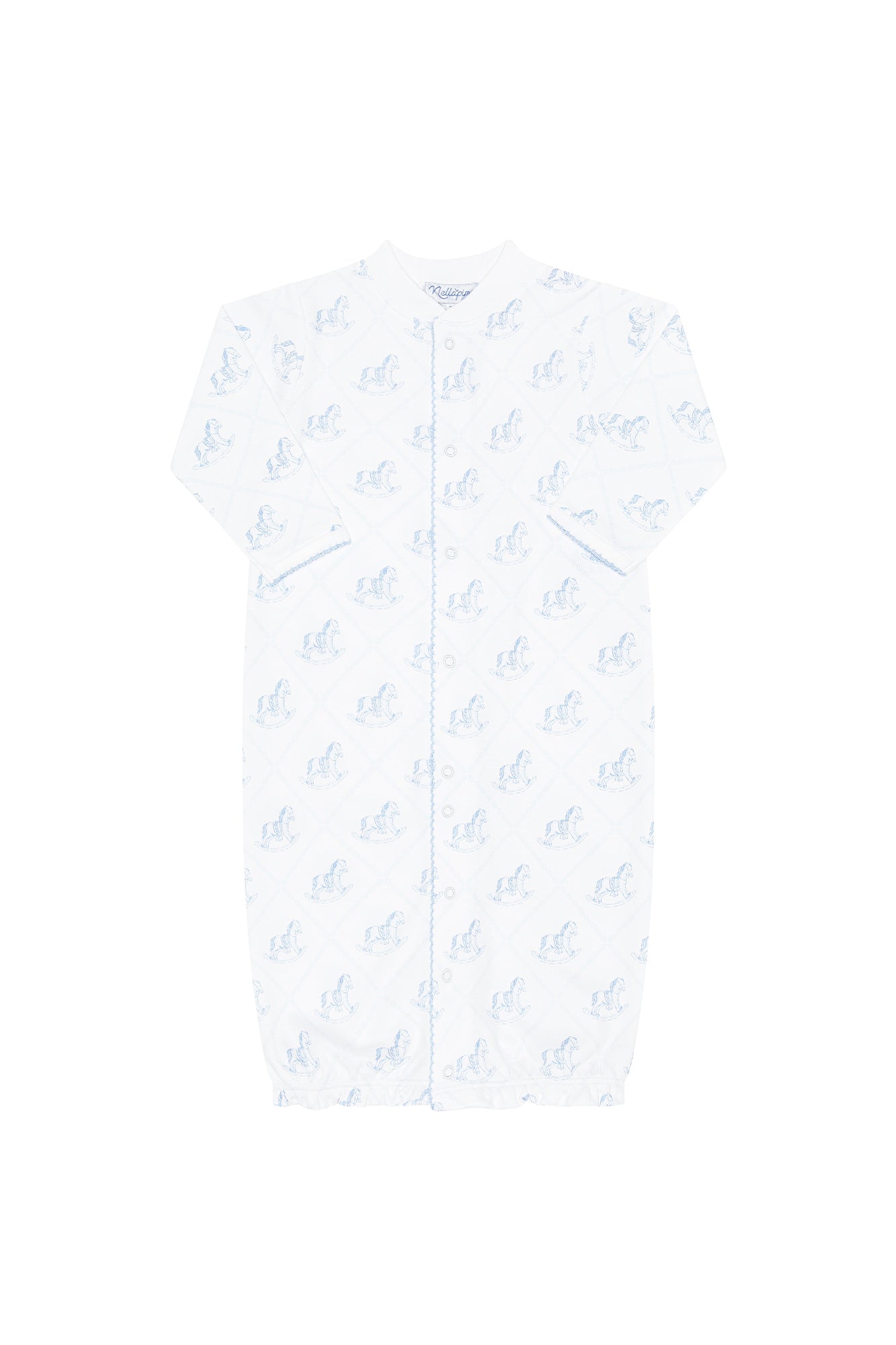 Blue Rocking Horse Converter Gown